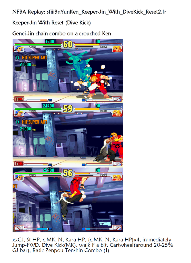 Yun KeeperJin DiveKick Reset - 