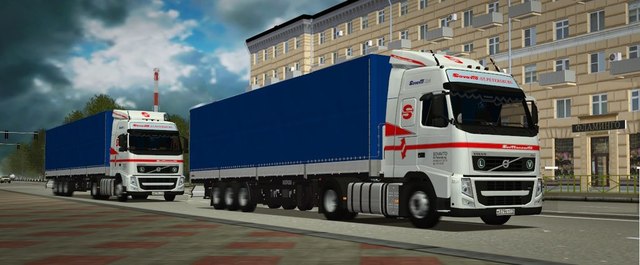 gts Volvo Fh Sovavto + Kogel SN24 verv sc A contai GTS COMBO'S