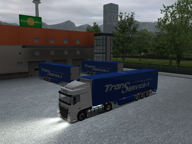 gts Daf XF 105 euro6 v2 + Krone Coolliner Transerv GTS COMBO'S