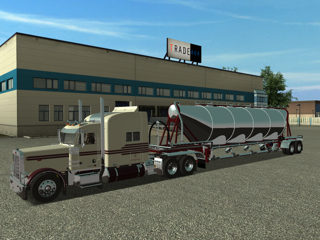 gts Peterbilt 389 6x4 + int + 2x trailer verv volv - GTS COMBO'S