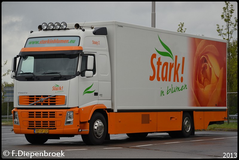 BS-GF-22 Volvo FH Stark Blumen-BorderMaker - 2013