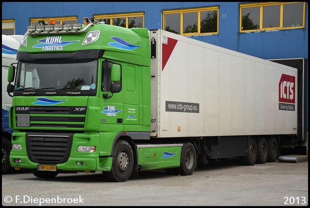 BR-SJ-84 DAF 105 Kuhl Logistics-BorderMaker 2013