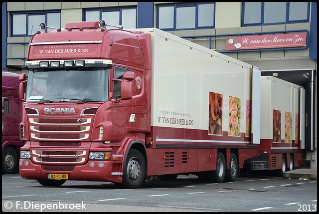 BZ-PJ-88 Scania R500 W van der Meer-BorderMaker 2013