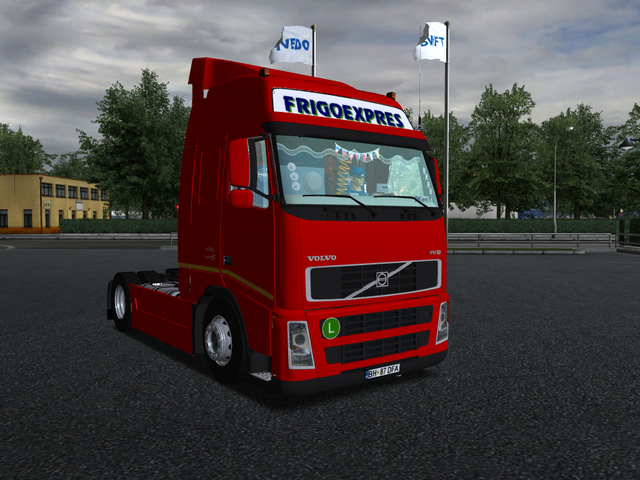 gts Volvo Fh12 400 euro5 + trailer FrigoExpres ver GTS COMBO'S