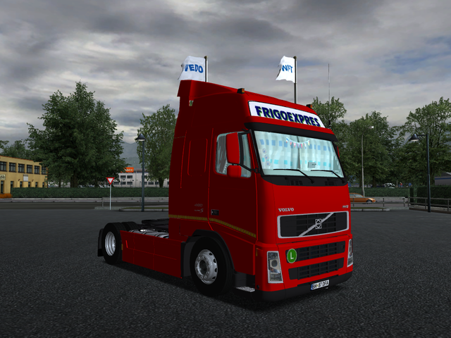 gts Volvo Fh12 400 euro5 + trailer FrigoExpres ver GTS COMBO'S