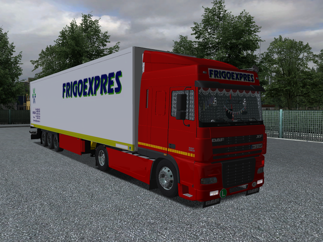 gts Daf XF + Trailer FRIGOEXPRES verv daf A reefer GTS COMBO'S