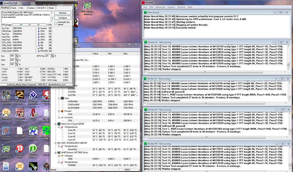 Prime95 30 minsSMall - 