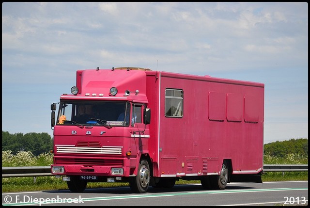 96-69-GB DAF 1600 2-BorderMaker Rijdende auto's