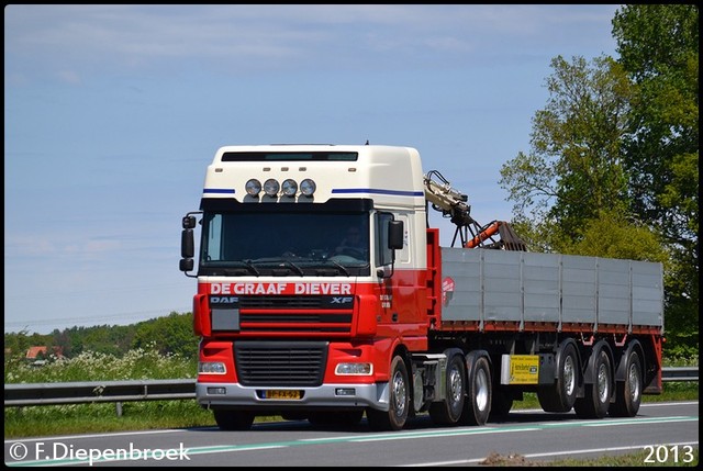 BP-FX-52 DAF XF De Graaf Diever-BorderMaker Rijdende auto's