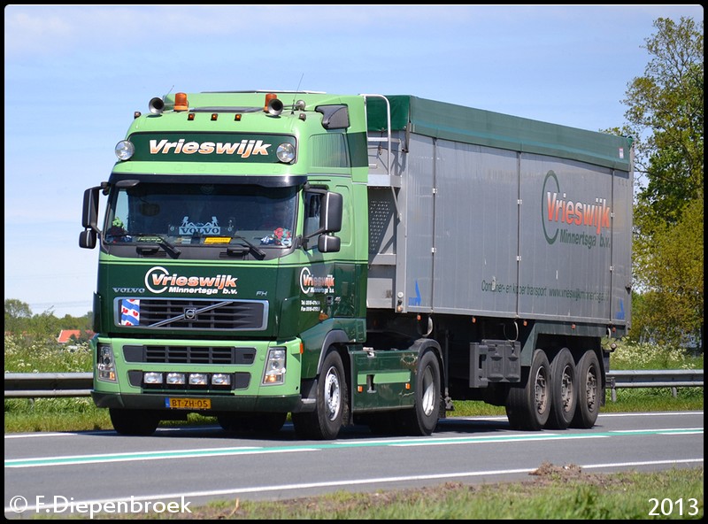 BT-ZH-05 Volvo FH Vrieswijk Minnertsga-BorderMaker - Rijdende auto's