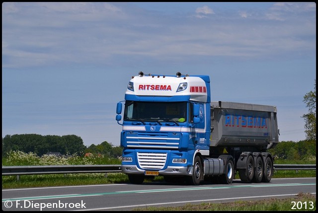 BV-VZ-95 DAF 105 Ritsema Groningen-BorderMaker Rijdende auto's