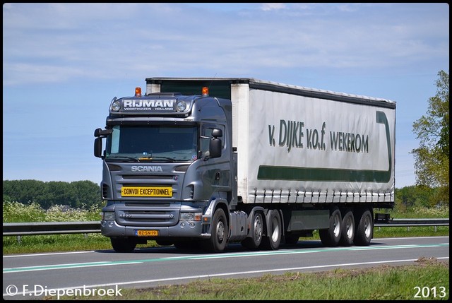 BZ-SN-19 Scania R500 Rijman-BorderMaker Rijdende auto's