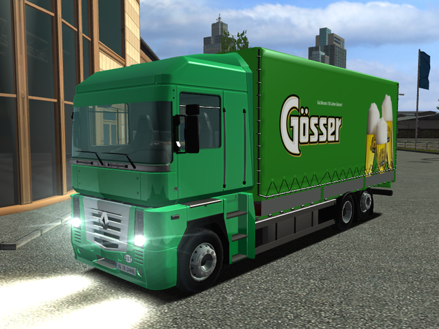 ets Renault Magnum 6x2 + Tandem GÃ–SSER BEER verv  Renault Magnum BDF + tandem