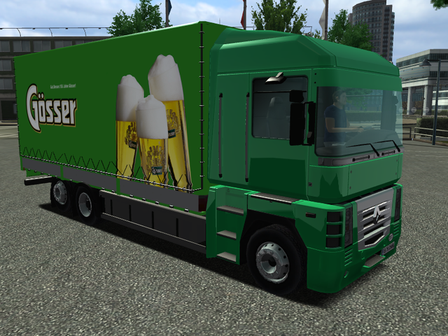 ets Renault Magnum 6x2 + Tandem GÃ–SSER BEER verv  Renault Magnum BDF + tandem