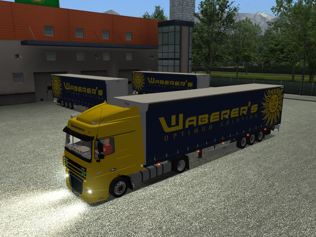 gts Daf XF + Trailer Waberer's verv daf A reefer 2 GTS COMBO'S