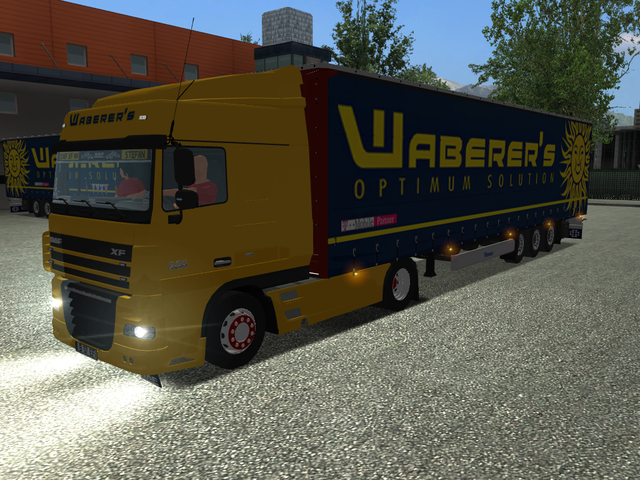 gts Daf XF 105 SC + Trailer Waberer's by stefan ve GTS COMBO'S