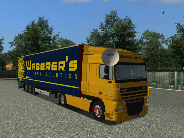 gts Daf XF 105 SC + Trailer Waberer's by stefan ve GTS COMBO'S