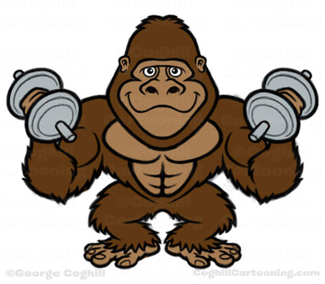 bodybuilder-gorilla-cartoon-character-jungle-gym-c - 