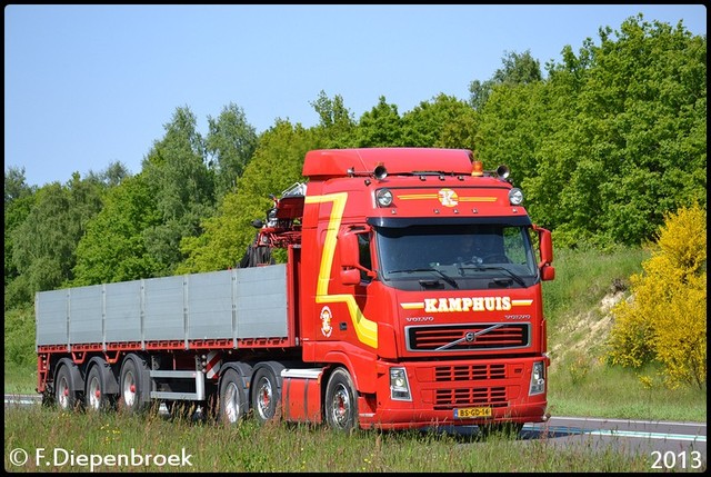 BS-GD-14 Volvo FH Kamphuis-BorderMaker Rijdende auto's