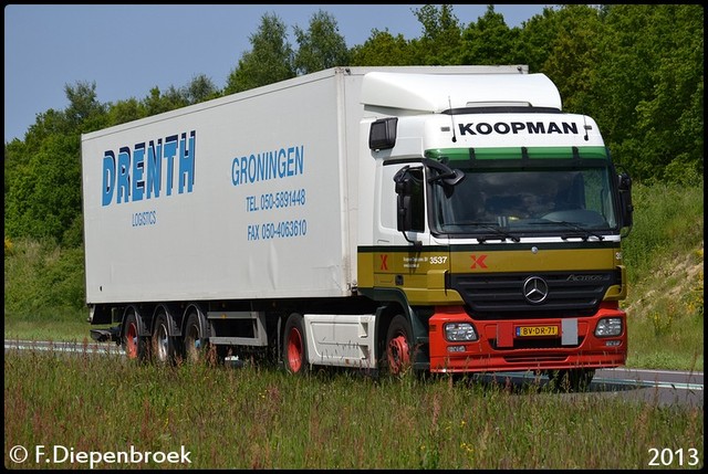 BV-DR-71 Mercedes Actros MP2 Koopman2-BorderMaker Rijdende auto's