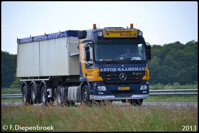 BR-DR-16 Mercedes Actros MP2 Anton Raamsman-Border Rijdende auto's