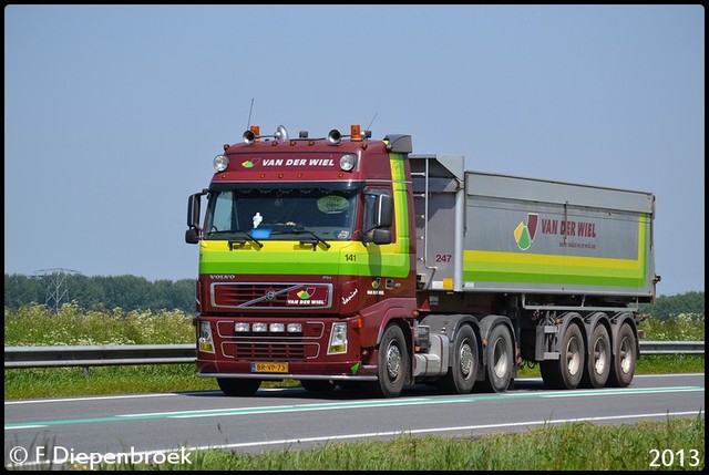 BR-VP-73 Volvo FH v.d Wiel Drachten-BorderMaker Rijdende auto's