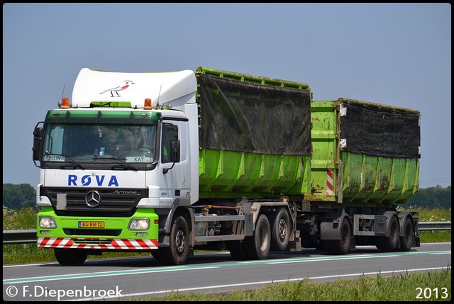 BS-BH-12 Mercedes Actros MP2 Rova-BorderMaker Rijdende auto's