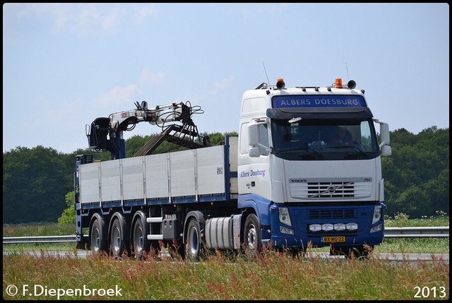 BX-NG-22 Volvo FH ALbers Doesburg-BorderMaker Rijdende auto's