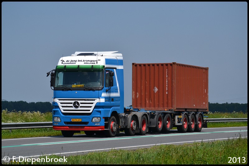 BX-TL-69 Mercedes Actros Mp2 A de Jong-BorderMaker - Rijdende auto's