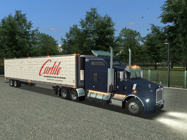 gts Kenworth t600 6x4 + trailer Carlile verv iveco GTS COMBO'S