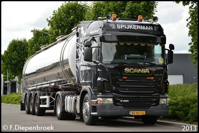 BZ-HS-02 Scania G420 Spijkerman-BorderMaker 2013
