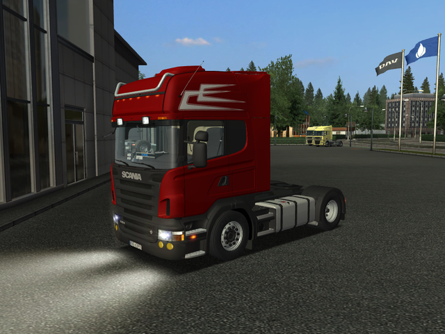 gts Scania R500 + Krone profiliner DFDS Transport  GTS COMBO'S