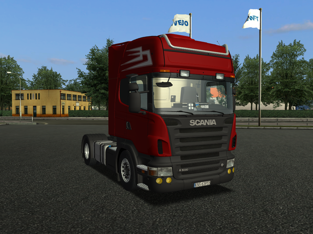 gts Scania R500 + Krone profiliner DFDS Transport  GTS COMBO'S