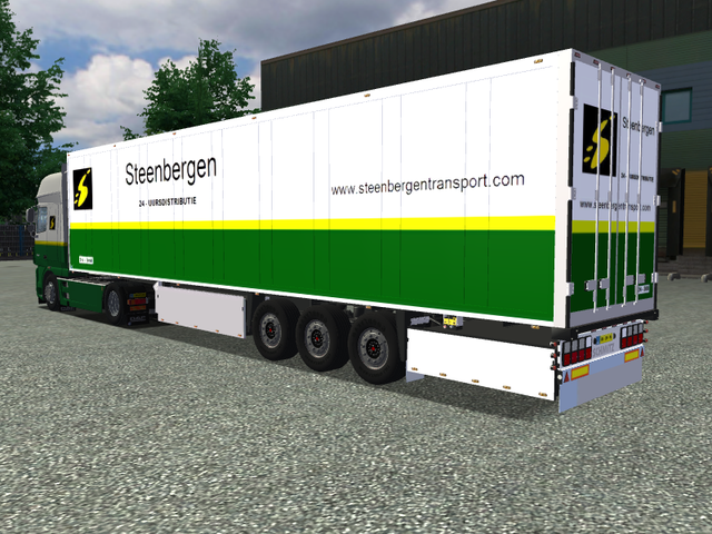 ets Daf XF105 580 + Schmitz Cargobull Steenbergen  ETS COMBO'S