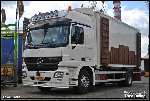 Mercedes Actros 1341  BN-RG-42 Kermis Auto's