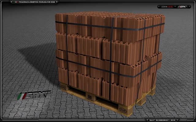 Pallet Blocchi TSLâ„¢ BRICKS Transport