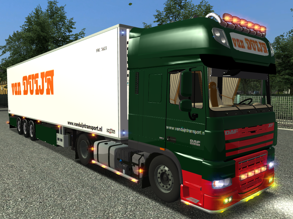 gts Daf XF105 510 + Chereau Steering C van Duijn T - GTS COMBO'S