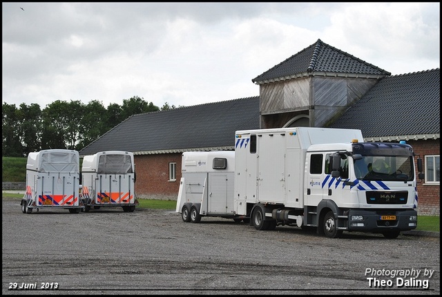 Politie - Den-Haag (paardenvervoer)  BX-TT-94 voor MAN