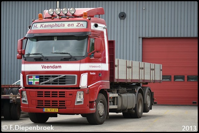 BL-XT-27 Volvo FH12 Kamphuis Veendam-BorderMaker 2013
