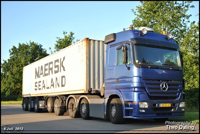 Mercedes Actros (Blauw) BS-GX-51 HCC - Heerenveen Mercedes