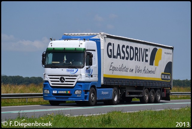 79-U-52 Mercedes ACtros MP2 Trinda Portugal-Border Rijdende auto's