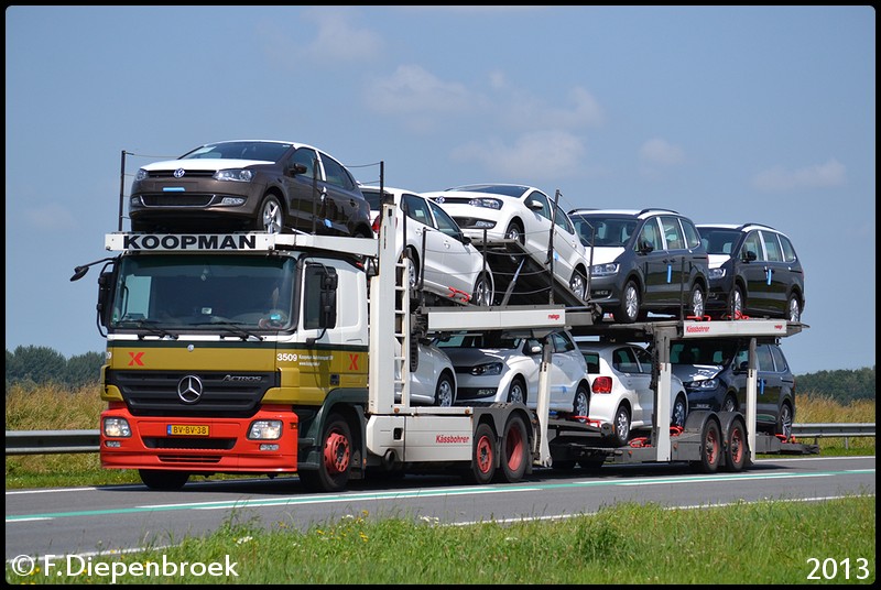 BV-BV-38 Mercedes Actros MP2 Koopman-BorderMaker - Rijdende auto's