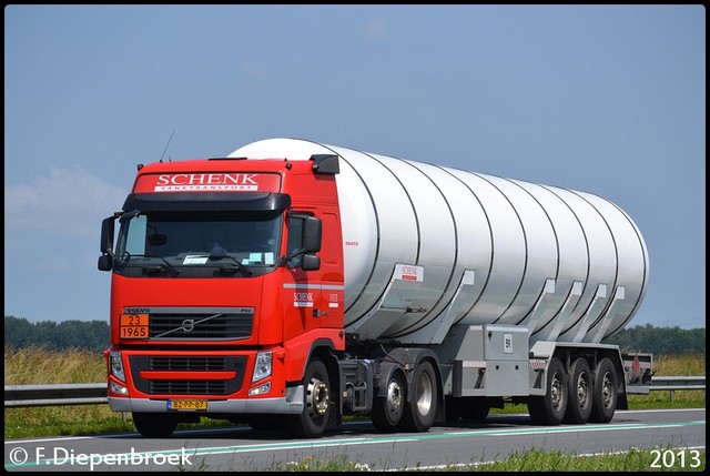 BZ-PP-87 Volvo FH Schenk-BorderMaker Rijdende auto's