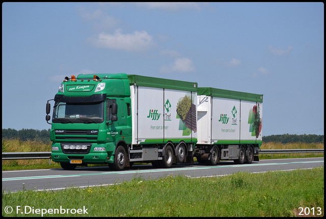 BZ-RJ-78 DAF CF Van Kampen Leiden-BorderMaker Rijdende auto's