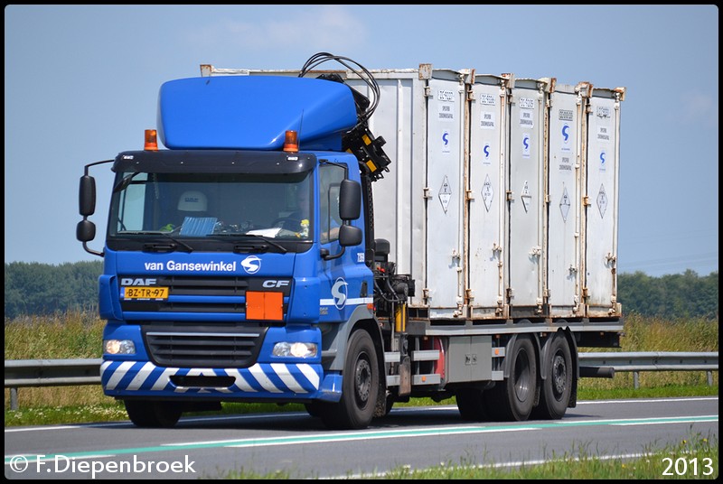 BZ-TR-97 DAF CF van Gansewinkel-BorderMaker - Rijdende auto's