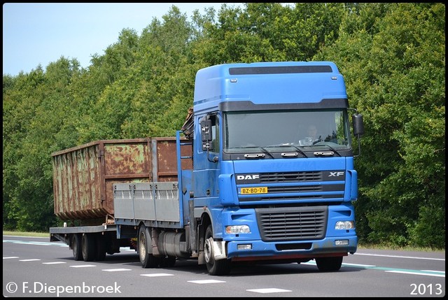 BZ-BD-78 DAF XF-BorderMaker Rijdende auto's