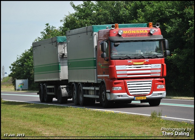 Monsma Transporten - Vrouwenparochie  BZ-XG-35 Daf 