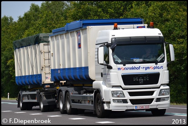 1-CVM-333 MAN TGX Morssimkhof - Rymoplast-BorderMa Rijdende auto's