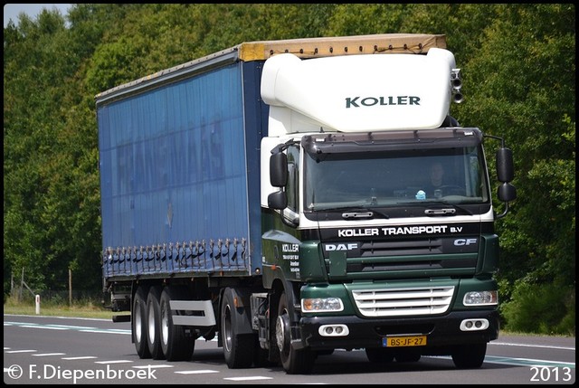 BS-JF-27 DAF CF Koller-BorderMaker Rijdende auto's