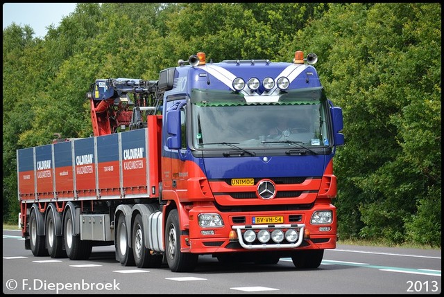 BV-VH-54 Mercedes Actros MP3 Oegema-BorderMaker Rijdende auto's